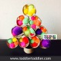 Holiday toddler craft activity: make a colorful tree – Simple